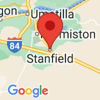 Map of Stanfield, OR US